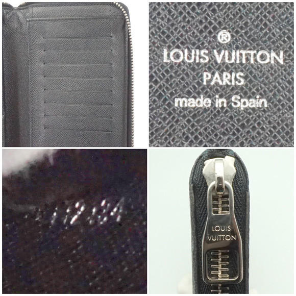 Louis Vuitton Vertical Zippy Long Damier Black Wallet Zip Graphite - Picture 6 of 8